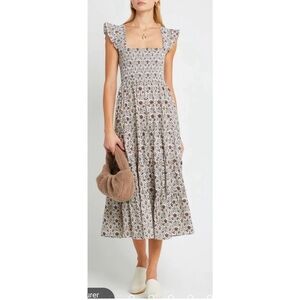 kourt Calypso Smocked Bodice Midi Dress | A3